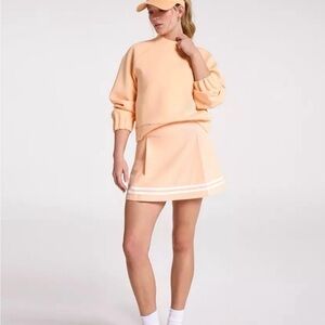 CALIA Women’s 15” Truelight Golf Skort – Peach Sherbet – Size 8 – NWT